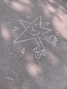 chalk star doodle