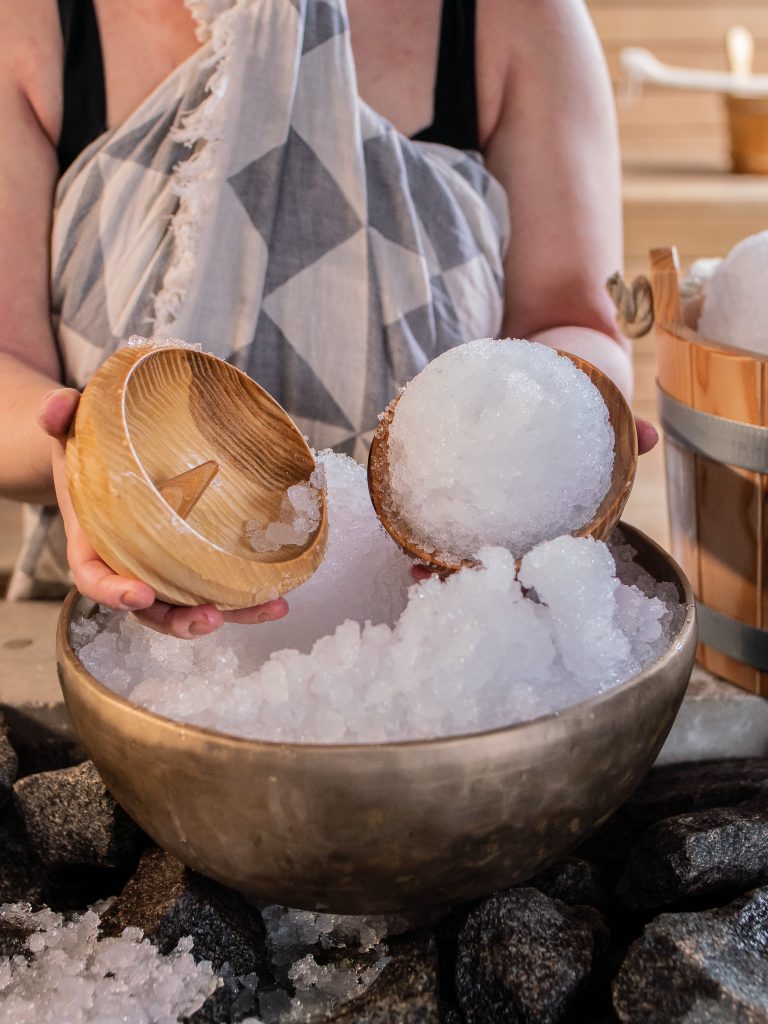 artisan preparing snowballs